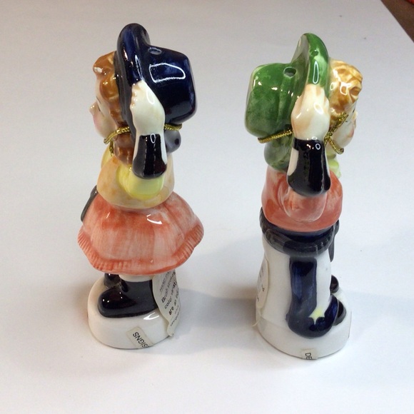 Vandor Vintage Pazlmen salt and pepper shakers hand painted and glazed 1989 - Picture 2 of 7